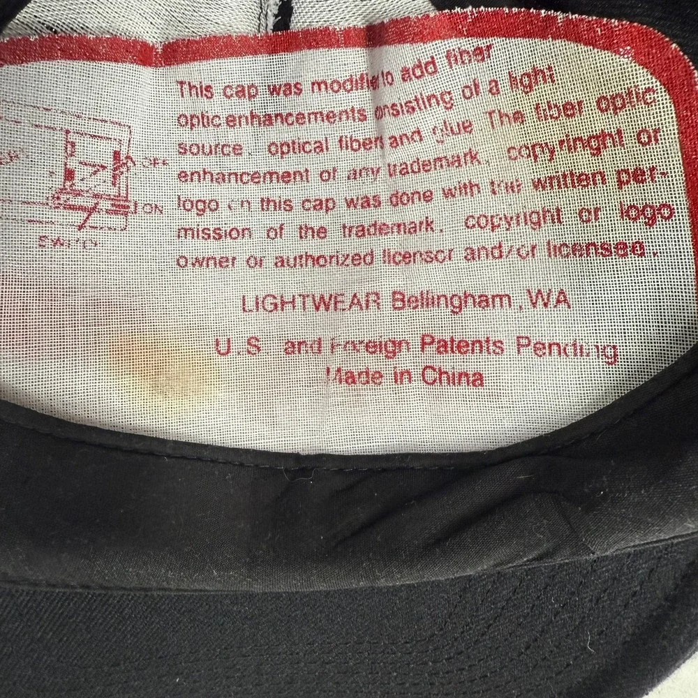 Snap-on Tools‎ Black Adjustable Hat Red Embroidered Logo Baseball Cap